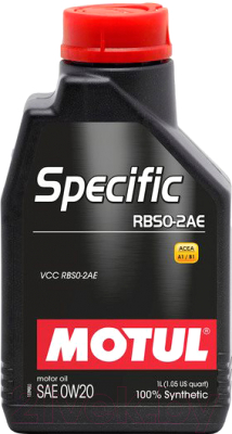 Моторное масло Motul Specific RBS0-2AE 0W20 / 106044 (1л)