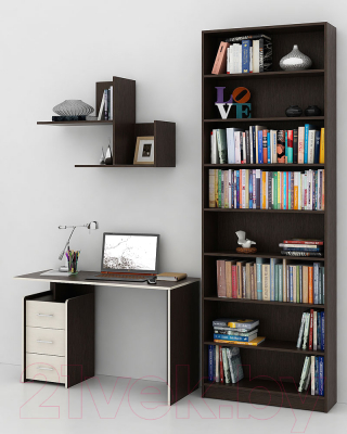 

Комплект мебели для кабинета MFMaster, Слим УШ-2-03 / Слим-2-03-ВМ-ДМ-16