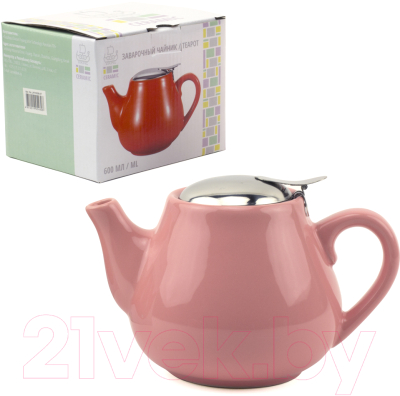 Заварочный чайник Viking JH10008-A7 (розовый)