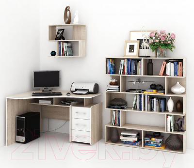 

Комплект мебели для кабинета MFMaster, Триан УШ-5-02 / Триан-5-02-СБ-16