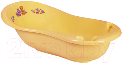 Ванночка детская Maltex Кубусь / 1230 (желтый)