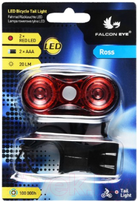Фонарь для велосипеда Mactronic Falcon Eye Ross (задний)