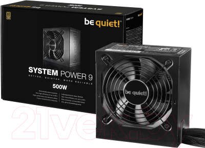 Блок питания для компьютера Be quiet! System Power 9 Bronze Retail 500W (BN246)