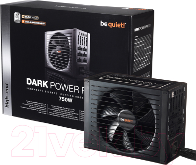 Блок питания для компьютера Be quiet! Dark Power Pro 11 Modular Platinum Retail 750W (BN252)