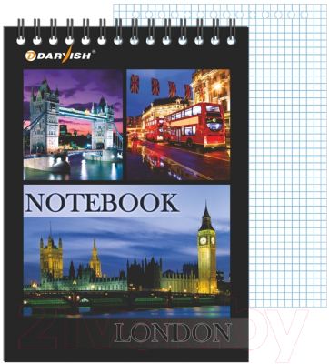 Изображение товара Блокнот Darvish Города / DV-5412 (48л)