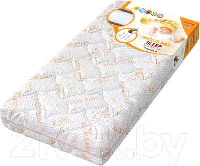 Матрас в кроватку Boom Baby Newbaby Sleep 60x119 (стеганный трикотаж)