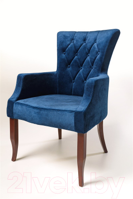 Кресло мягкое ФорестДекоГрупп Хорт (Vincent-12, темно-синий)