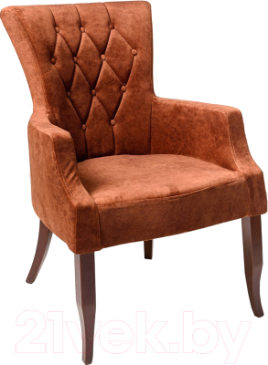 Кресло мягкое ФорестДекоГрупп Хорт (Vincent-09, оранжевый)
