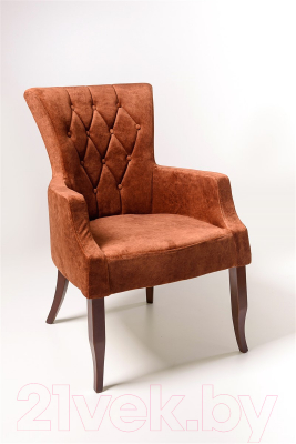 Кресло мягкое ФорестДекоГрупп Хорт (Vincent-09, оранжевый)