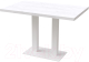 Обеденный стол Millwood Лофт Берлин Л 120x70x75 (дуб белый Craft/металл белый) - 