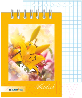 Блокнот Darvish Цветы / DV-5426 (60л)