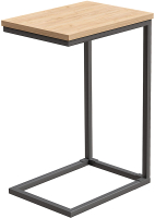 Приставной столик Millwood Art-1.1 Л 30x40x60 (дуб золотой Craft/металл черный) - 