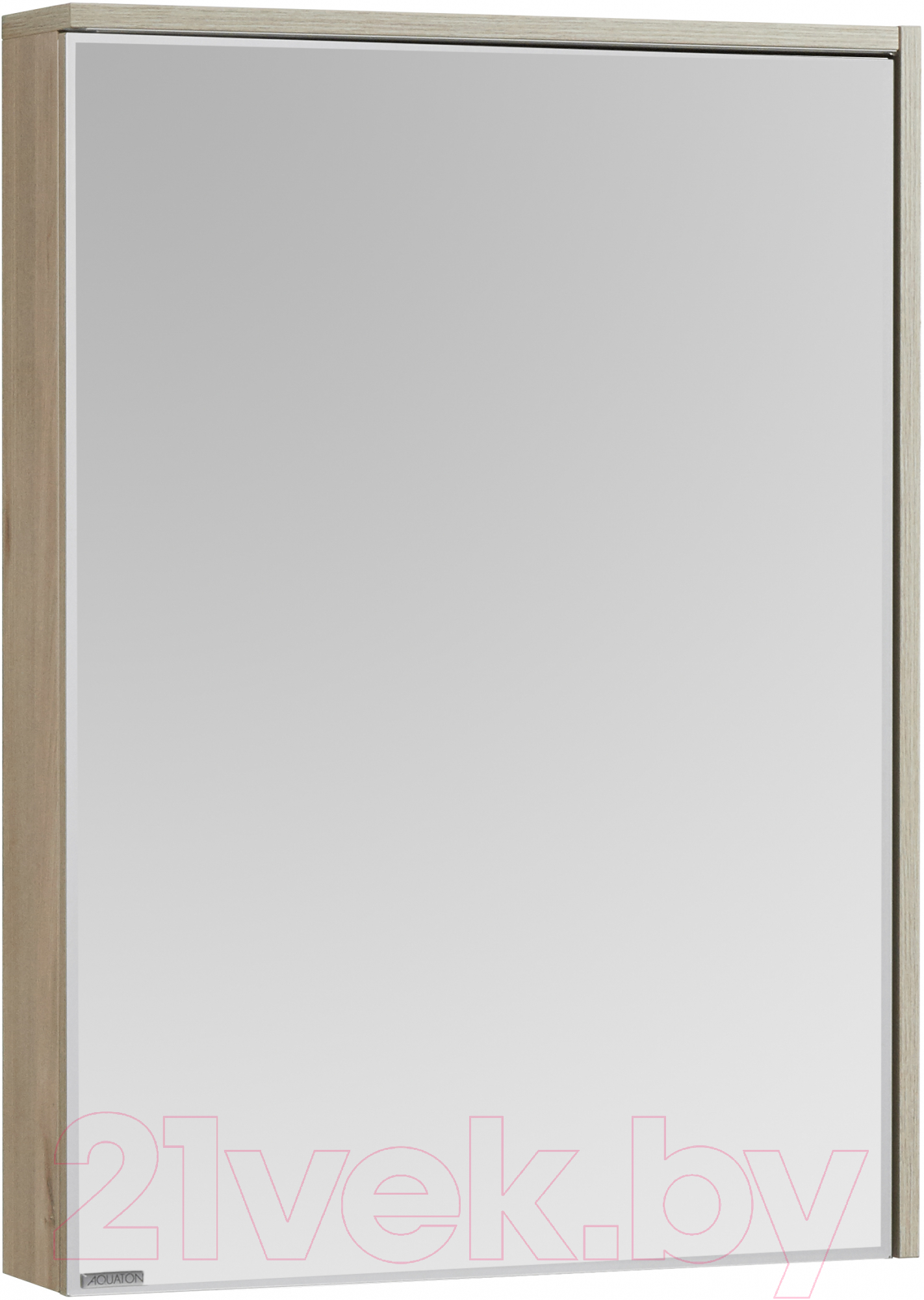 Шкаф с зеркалом для ванной Акватон Стоун 60