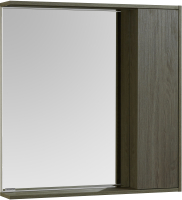 Шкаф с зеркалом для ванной Акватон Стоун 80 (1A228302SXC80) - 