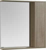 Шкаф с зеркалом для ванной Акватон Стоун 80 (1A228302SX850) - 