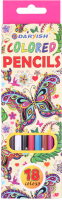Набор цветных карандашей Darvish Бабочки / DV-1069-18 (18шт) - 