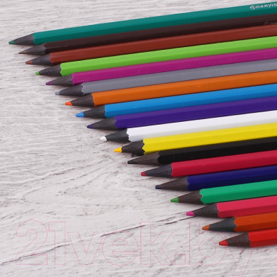 Набор цветных карандашей Darvish Жар-птица / DV-119-18 (18шт)