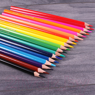 Набор цветных карандашей Darvish DV-8272-18 (18шт)