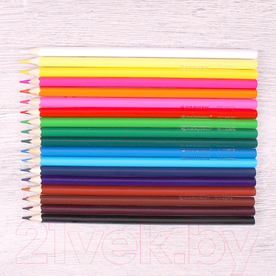 Набор цветных карандашей Darvish С точилкой / DV-8579-18 (18шт)