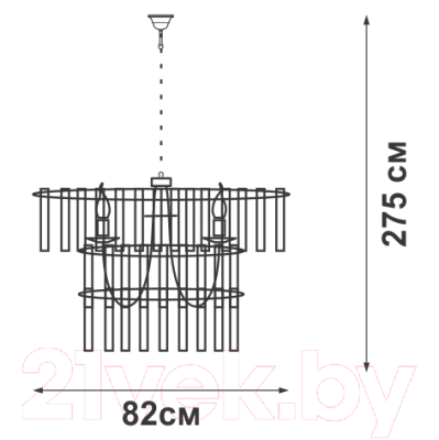 Люстра Vitaluce V1806-1/8+4+4+1