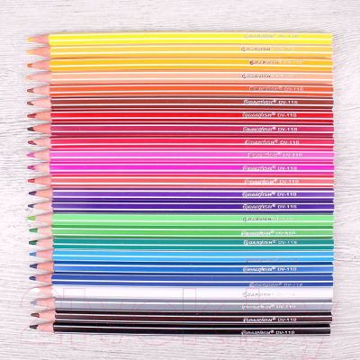 Набор цветных карандашей Darvish Зверята / DV-118-24 (24шт)