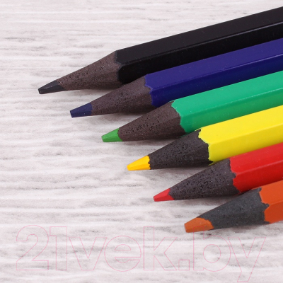 Набор цветных карандашей Darvish Жар-птица / DV-119-6 (6шт)