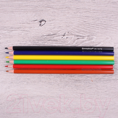 Набор цветных карандашей Darvish Машинка / DV-1073-6 (6шт)