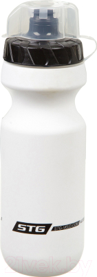 Бутылка для воды STG CSB-542M / Х95391 с крышкой (600мл, белый)