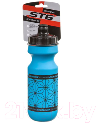 Фляга для велосипеда STG CSB-542M / Х95399 с автоклапаном (600мл, синий)