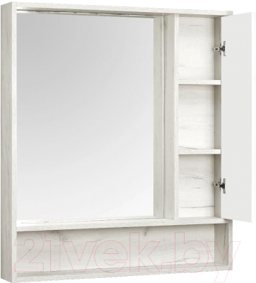 Шкаф с зеркалом для ванной Акватон Флай 80 (1A237702FAX10)