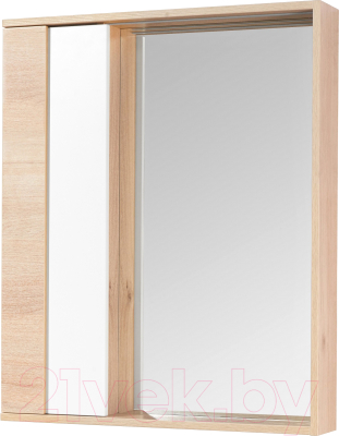 Шкаф с зеркалом для ванной Акватон Бостон 60 (1A240202BN010)