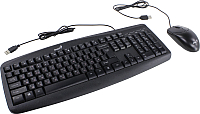 Клавиатура+мышь Genius Smart KM-200 (черный) - 