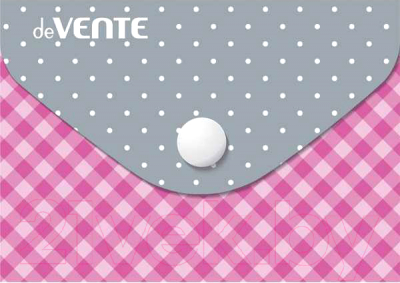 

Папка-конверт deVente, Pink Grey / 3071538