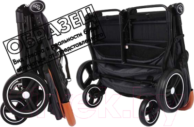 Детская прогулочная коляска Pituso Duocity / Т1 (черный)