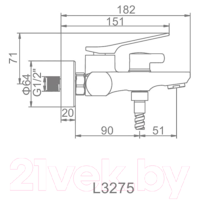 Смеситель Ledeme L3275