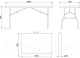 Миниатюра изображения товара Стол складной AksHome 180x75.5x73 (белый)