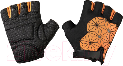 Велоперчатки STG Replay Х95305-ХЛ (XL, черный/оранжевый)