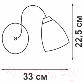 Бра Vitaluce V3611/1A