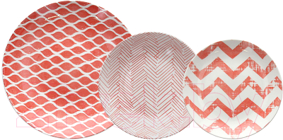 

Набор тарелок Tognana, Moon/Sangria / MN070184441