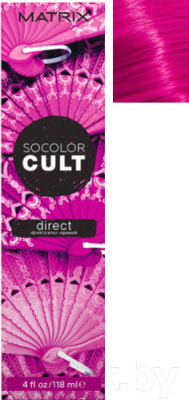 

Крем-краска для волос MATRIX, Розовый, Socolor Cult Direct фуксия