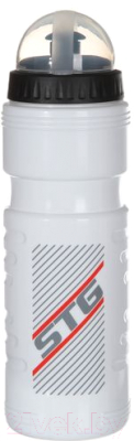 Бутылка для воды STG ED-BT18 / Х61863 с крышкой (750мл, белый)