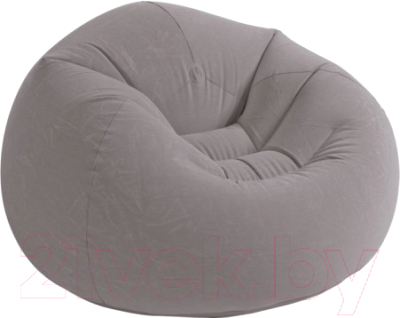 Надувное кресло Intex Beanless Bag Chair / 68569NP (серый)