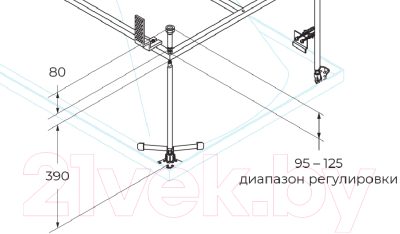 Каркас Cezares EMP-150-70-MF-R