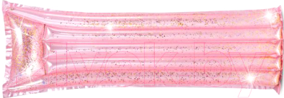 Надувной матрас для плавания Intex Pink Glitter Mat / 58720