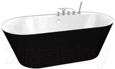 

Ванна акриловая BelBagno, BB14-NERO/BIA