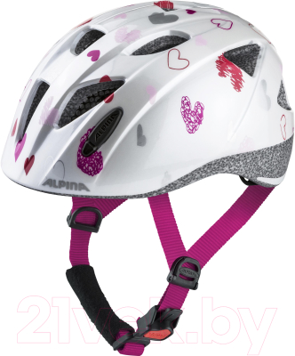 Защитный шлем Alpina Sports Ximo White Hearts / A9711-11 (р-р 49-54)