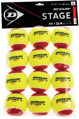 Набор теннисных мячей DUNLOP Stage / 622DN601344