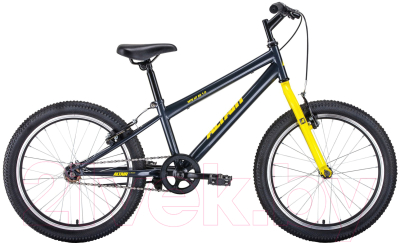 Детский велосипед Forward Altair MTB HT 20 1.0 2020 / RBKT01N01008 (10.5, серый/желтый)