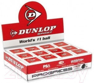 Набор мячей для сквоша DUNLOP Progress / 627DN700077