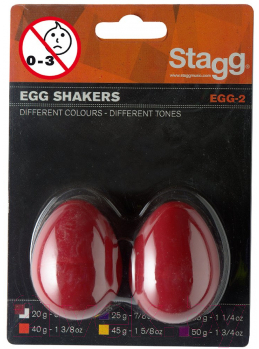 Шейкер Stagg EGG-2 RD (2шт)